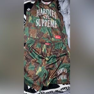 Supreme X Hardies jersey/shorts